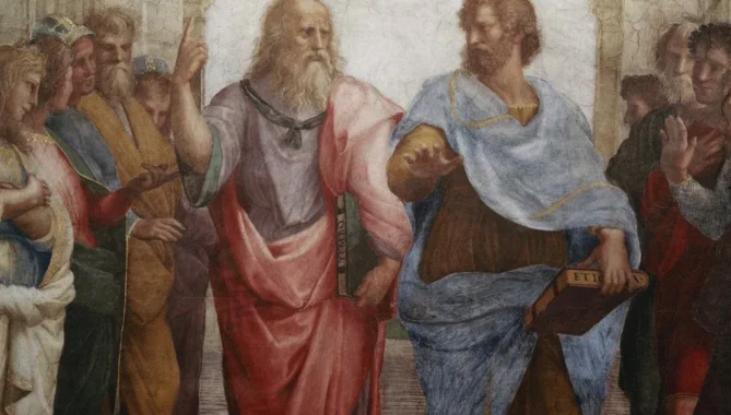Plato and Aristotle, Raphael