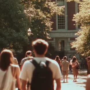 University campus in Boston