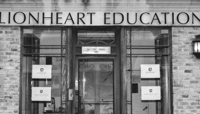 Lionheart Education school entrance