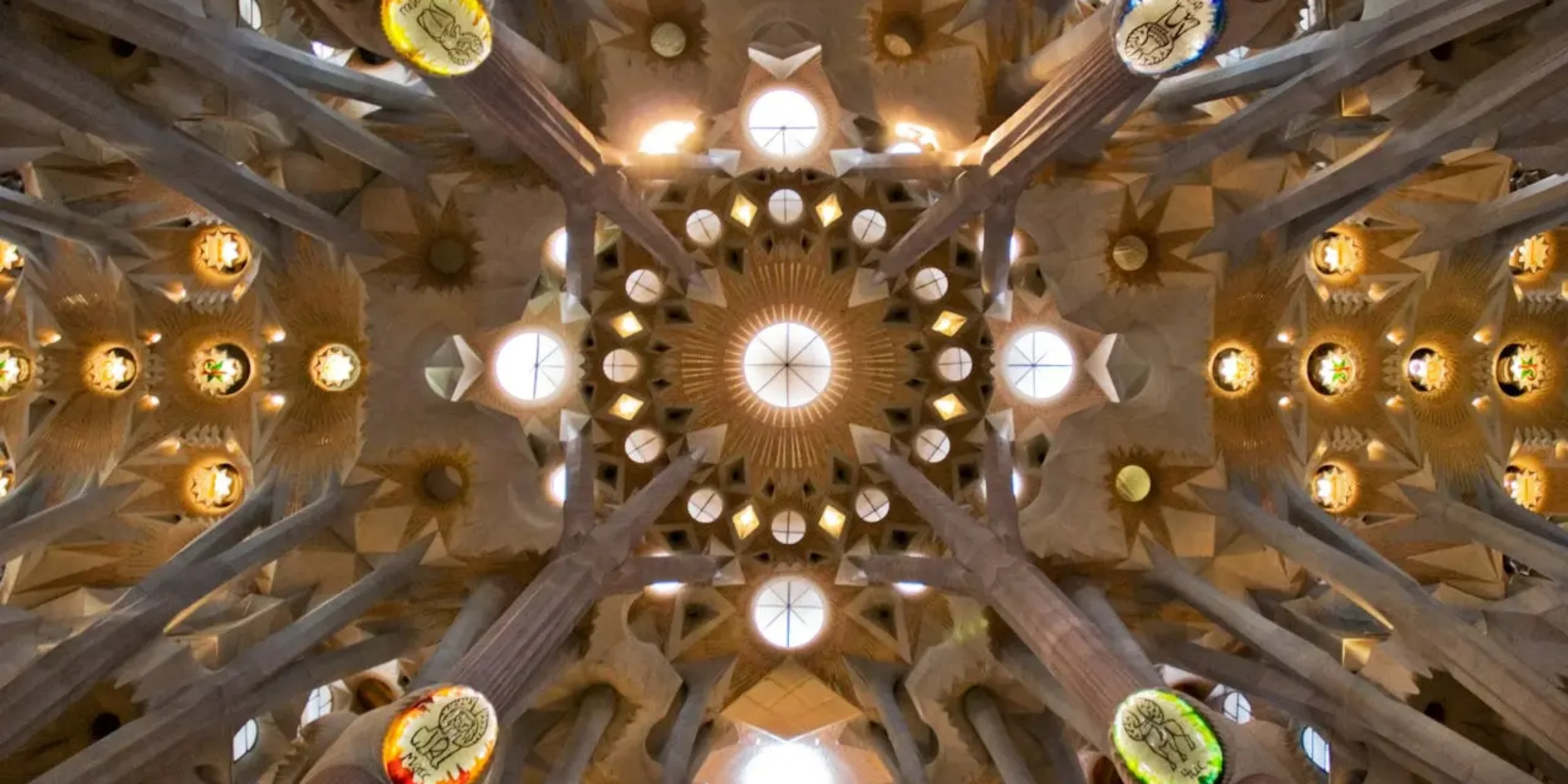 Detail of roof of Gaudi Sagrada Familia
