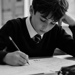 Student developing stronger 11 Plus exam technique through focused practice and timed questions.