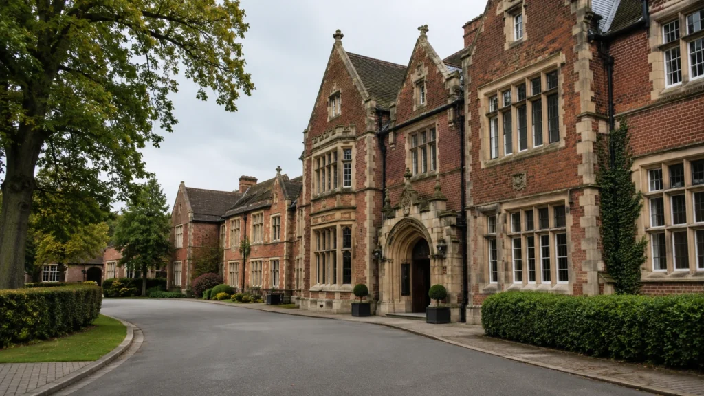 Historic British school building for parents choosing the right school for their child.