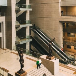 Atrium of law faculty building