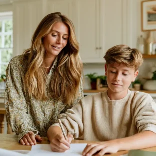 Tutor and student at home in Notting Hill