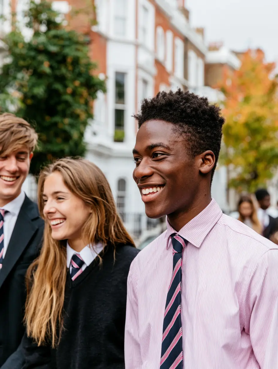 student smiling after exam