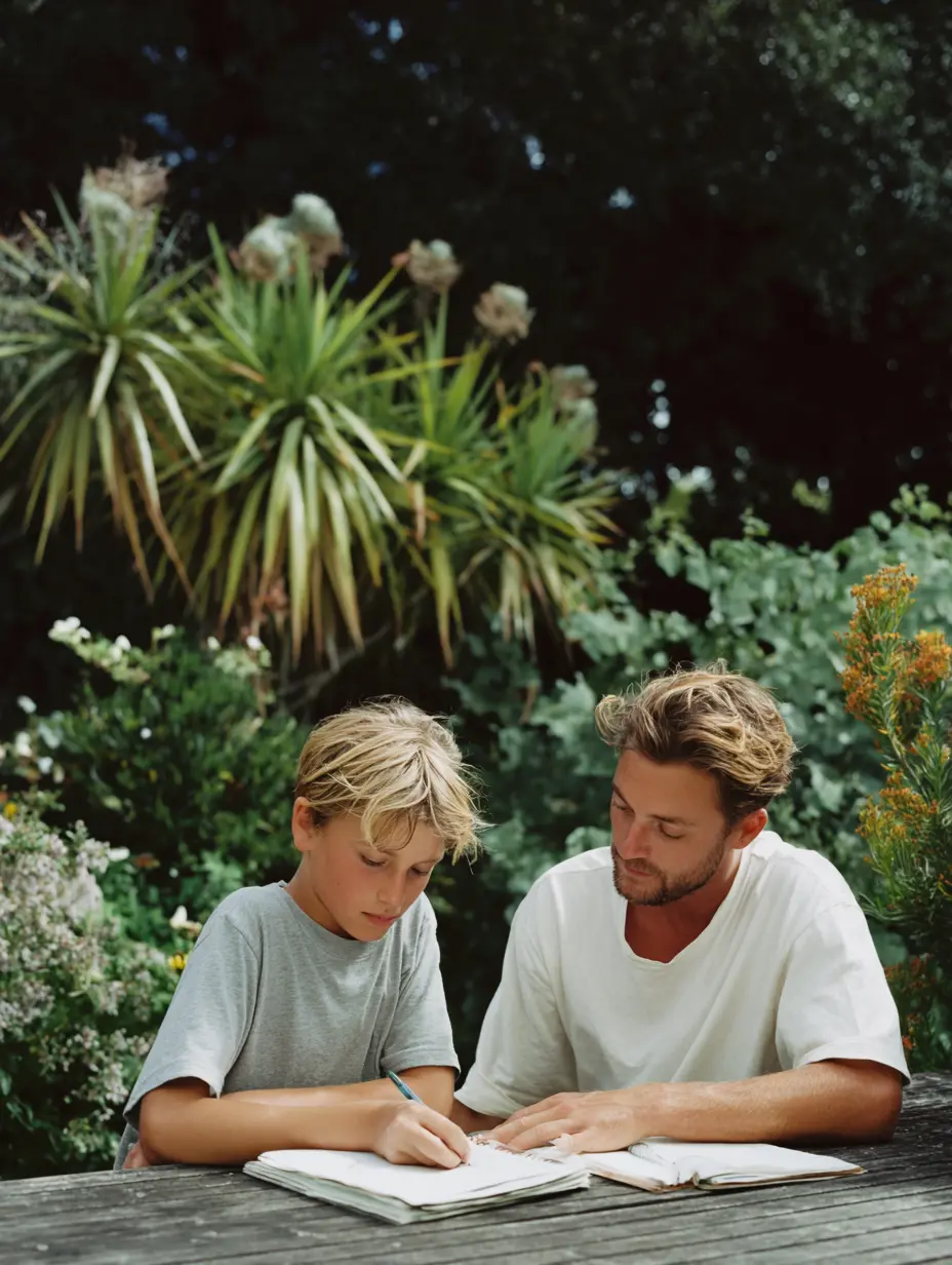 Homeschooling in tropical setting