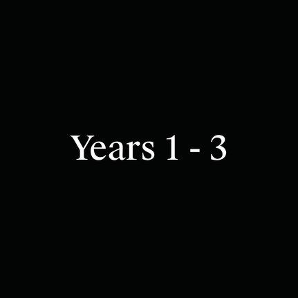 Years 1 - 3 Card